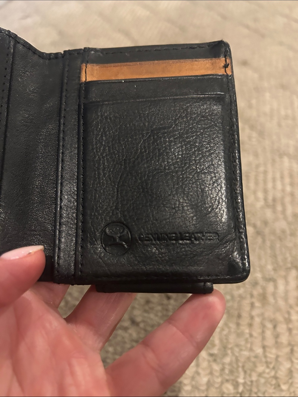 Hooey Tan, Black & Cream Aztec Leather Card Holder - Picture 7 of 10